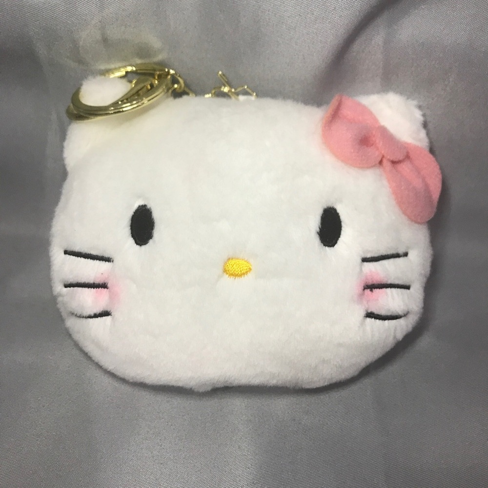 Sanrio Hello Kitty Plush Coin Purse / Keychain / Bag Charm